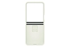 Samsung Silicone Case with Ring für Galaxy Z Flip5 (Cream)