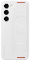 Samsung Silicone Grip Case für Galaxy S23 (Weiß)