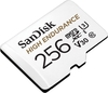 SanDisk High Endurance microSDXC 256GB-for dash cams & home monitoring, Full HD/4K videos,  up to 100/40 MB/s Read/Write