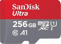 SanDisk Ultra microSDXC Speicherkarte + SD Adapter - 256GB