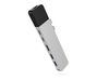 Sanho HyperDrive NET 6-in-2 Dockingstation USB-C für MacBook,  silber