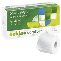 Satino by wepa Toilettenpapier Satino Toi-Papier comf.3lg 8Ro 3-lagig