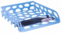 sax design Briefablagen Sax Briefkorb Voronoi hellblau DIN C4 Blau