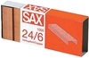SAX Heftklammern 24/6 verkupfert - 1.000 Stück