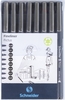 Schneider Fineliner 0.05 + 0.1 + 0.2 + 0.4 + 0.5 + 0.7 + 0.9 mm Schwarz