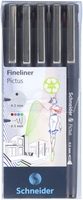 Schneider Fineliner 0.2 + 0.5 mm Schwarz