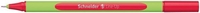 Schneider Fineliner Line-UP 0.4 mm Rot