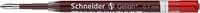 Schneider Gelschreibermine Mine Gelion 39, f, 10er, rot 0.4 mm Rot