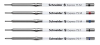 Schneider Kugelschreibermine Expressmine 75 M schwarz 10er 0.5 mm M (mittel) Schwarz