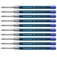 Schneider Kugelschreibermine Expressmine blau 735 F 10er 0.4 mm F (fein) Blau