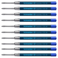 Schneider Kugelschreibermine Expressmine blau 735 M 10er 0.5 mm M (mittel) Blau