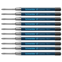Schneider Kugelschreibermine Expressmine schwarz 735 F 10er 0.4 mm F (fein) Schwarz