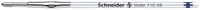 Schneider Kugelschreibermine Schneider Mine 710 XB bl 10er 0.7 mm XB (extrabreit) Blau
