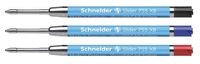 Schneider Kugelschreibermine Schneider Mine 755 Xb 10er sz 0.7 mm XB (extrabreit) Schwarz