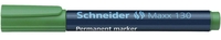 Schneider Permanentmarker Permanentmarker Maxx 130,  Gr. 1.0 - 3.0 mm Grün