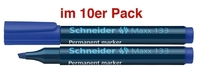 Schneider Permanentmarker Permanentmarker Maxx 133,  Bl. 1.0 - 4.0 mm Blau