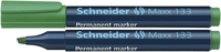 Schneider Permanentmarker Permanentmarker Maxx 133,  Gr. 1.0 - 4.0 mm Grün