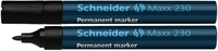 Schneider Permanentmarker Permanentmarker Maxx 230,  sz 1.0 - 3.0 mm Schwarz