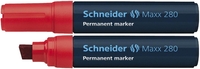 Schneider Permanentmarker Permanentmarker Maxx 280,  Rt. 4.0 - 12.0 mm Rot