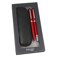 Schreib-Set Eleganza Satin Red