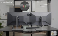 Screenbuddy 2x Halterungen für nahtlose Monitor-Übergänge