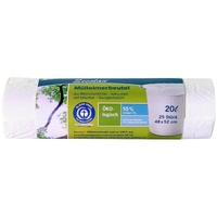 Secolan Müllbeutel 20L - weiß - 25 Stück