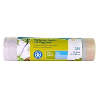 Secolan Müllbeutel 35l - weiß - 20 Stück