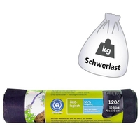 Secolan Schwerlastsäcke 45, 0 µm grau 120l - 10 Stück