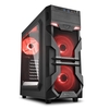 Sharkoon VG7-W Red ATX-Midi-Tower Gehäuse ohne Netzteil