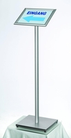 Showdown® Displays Infoständer Showdown Infoständer A4 30cm DIN A4 1-Fach Silber