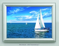 Showdown® Displays Klapprahmen Alu-Klapprahmen A1 62, 5 x 87, 2 cm silber