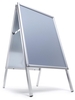 Showdown® Displays Kundenstopper Kundenstopper Standard RondoA2 DIN A2 2-Fach Silber