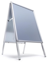 Showdown® Displays Kundenstopper Kundenstopper Standard RondoA2 DIN A2 2-Fach Silber