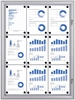 Showdown® Displays Schaukästen Schaukasten S 9xA4 9x DIN A4 keine-Fach alu