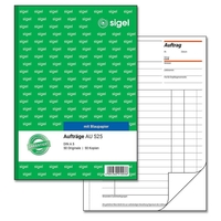 sigel Auftrag Formularbuch AU525 - 2 x 50 Blatt