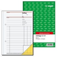 sigel Auftrag SD001 DIN A5 - 2x 40 Blatt