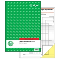 SIGEL Bauformulare Tages-/Regiebericht Tages-/Regiebericht,  A4,  SD SD030 DIN A4 2x 40 Seiten