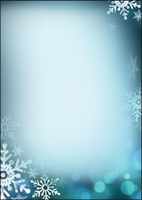 SIGEL Briefpapier Blue Snowflakes DIN A4 90 g/m²