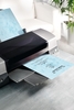 SIGEL Briefpapier Marmor-Papier blau,  A4 DIN A4 200 g/m²