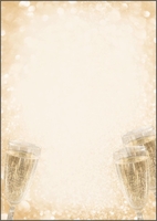 SIGEL Briefpapier Motiv-Papier Champagne,  A4 DIN A4 90 g/m²