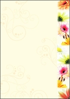 SIGEL Briefpapier Motiv-Papier Flowerstyle,  A4 DIN A4 90 g/m²