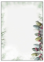 SIGEL Briefpapier Weihn.Motivb. Christm.Garland DIN A4 90 g/m²