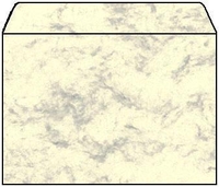 SIGEL Briefumschläge Umschlag Marmor beige,  C5 DIN C5 ohne Fenster nassklebend