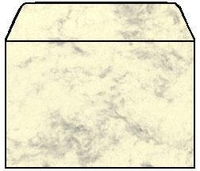 SIGEL Briefumschläge Umschlag Marmor beige,  C6 DIN C6 ohne Fenster nassklebend