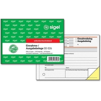 sigel Einnahme-/Ausgabebeleg Formularbuch SD026 - 2 x 40 Blatt