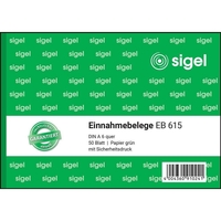 sigel Einnahmebeleg Formularbuch EB615 - 50 Blätter