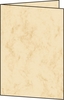 SIGEL Faltkarten Faltkarten Marmor beige,  A6 DC642 DIN A6 beige