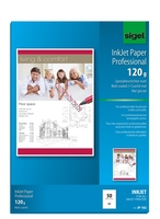 SIGEL Fotopapier Inkjet-Papier 120g A4 50 Blatt DIN A4 120 g/m²