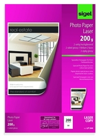 SIGEL Fotopapier Photo-Laser-Kopierpap.A4 200g DIN A4 200 g/m²