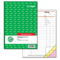 SIGEL Geschäftsformulare Auftrag Auftrag,  A5,  SD SD002 DIN A5 3x 40 Seiten